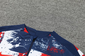 Tracksuit Paris Blue/Red/White Training 24/25