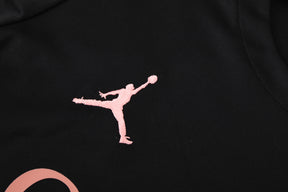 Kit Shirt + Shorts Paris Black/Pink Training 25/26