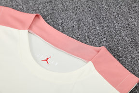 Kit Tank Top + Shorts Paris White/Black/Pink Training 25/26