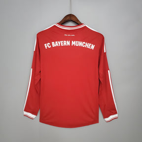 Bayern München Home Jersey 13-14 Retro Long Sleeve