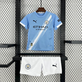 Manchester City Home 25/26 Kit Kids