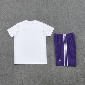 Kit Shirt + Shorts Manchester United Training Purple/White 25/26