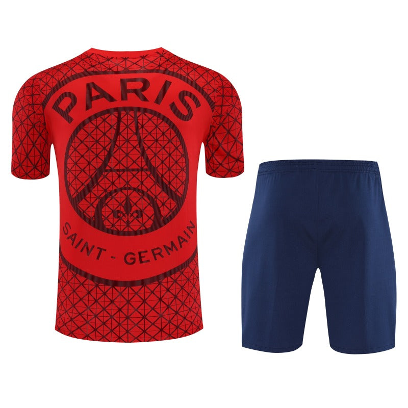 Kit Shirt + Shorts Paris Training Red 25/26