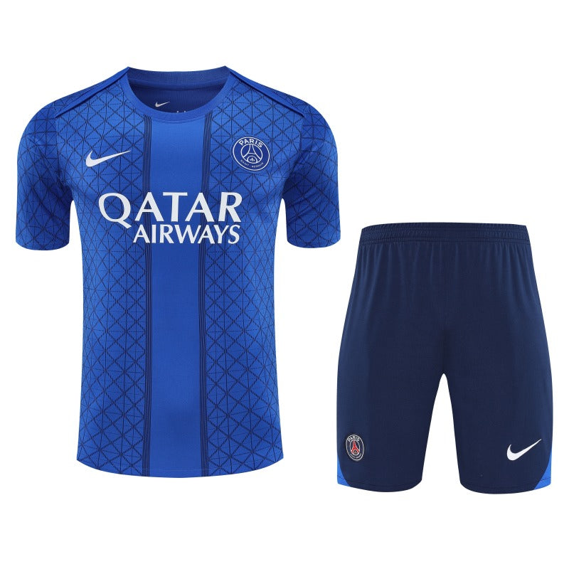 Kit Shirt + Shorts Paris Training Blue 25/26