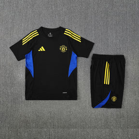Kit Shirt + Shorts Manchester United Training Black 25/26