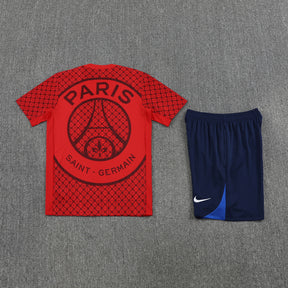 Kit Shirt + Shorts Paris Training Red 25/26