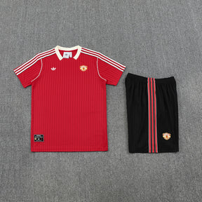 Kit Shirt + Shorts Manchester United Training Red/Black 25/26
