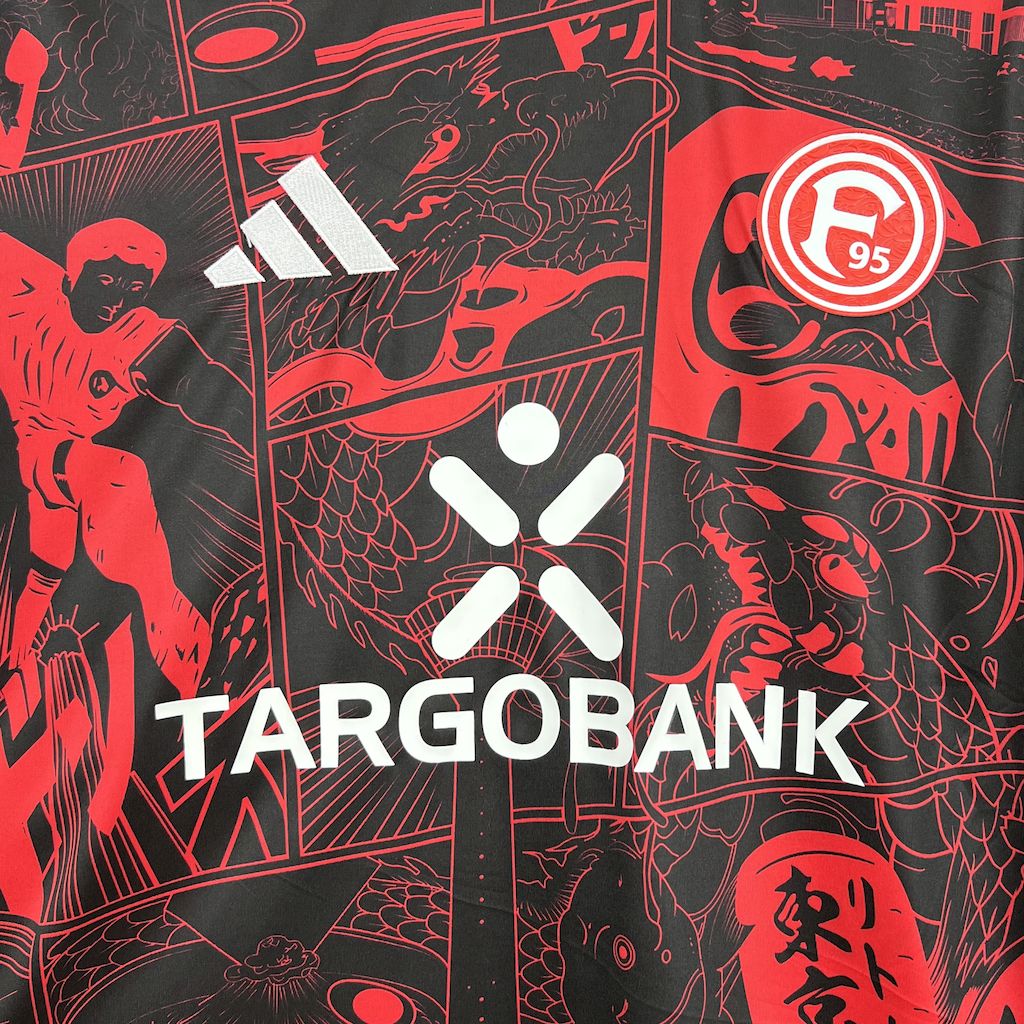 Fortuna Dusseldorf "Little Tokyo" Special Edition Red Jersey 2025