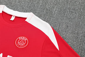 Kit Shirt + Shorts Paris Red/Blue Training 25/26