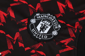 Kit Tank Top + Shorts Manchester United Black/Red Training 25/26