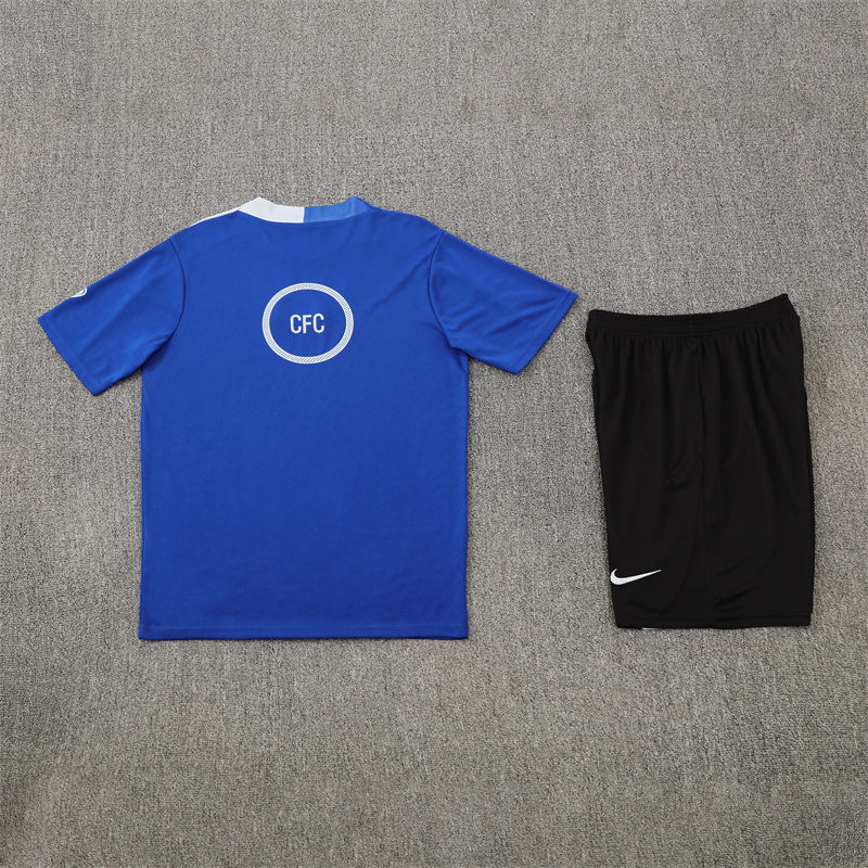 Kit Shirt + Shorts Chelsea Blue/Black 25/26