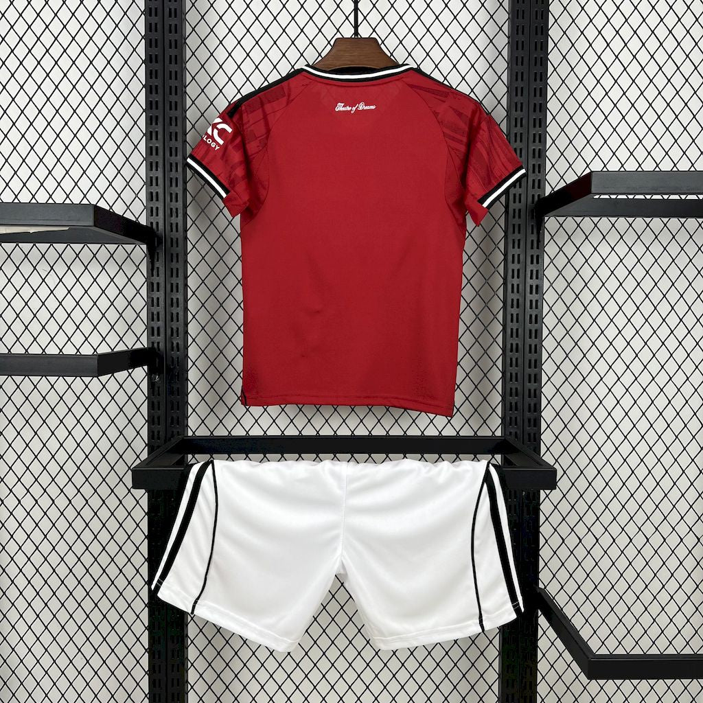 Manchester United Home 25/26 Kit Kids