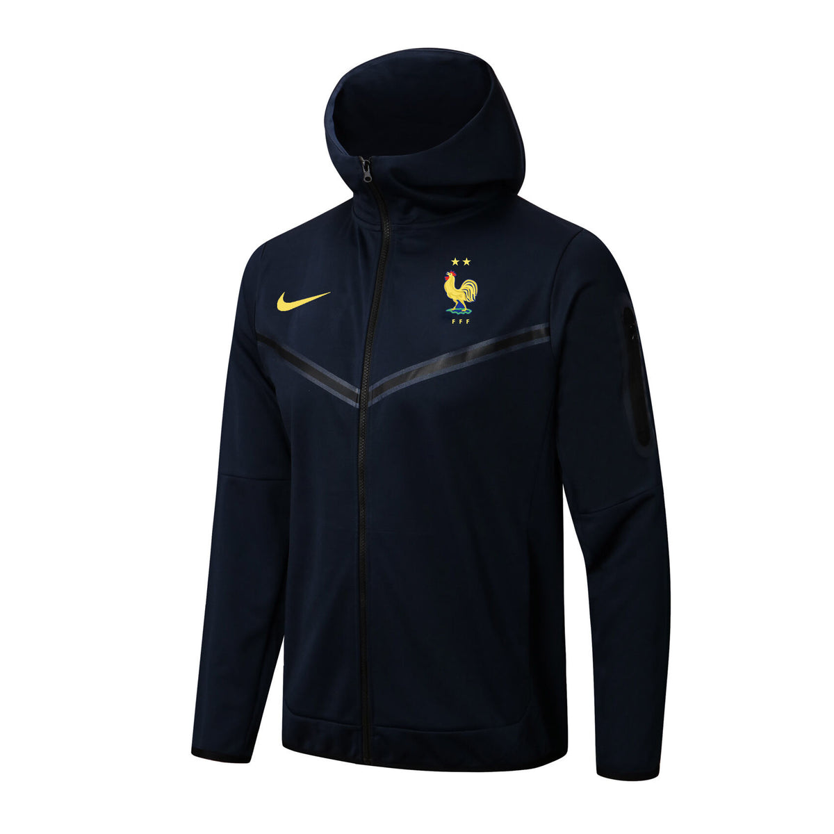 France Tech Fleece Hoodie Dark Blue