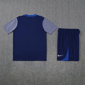 Kit Shirt + Shorts Paris Blue Training 25/26